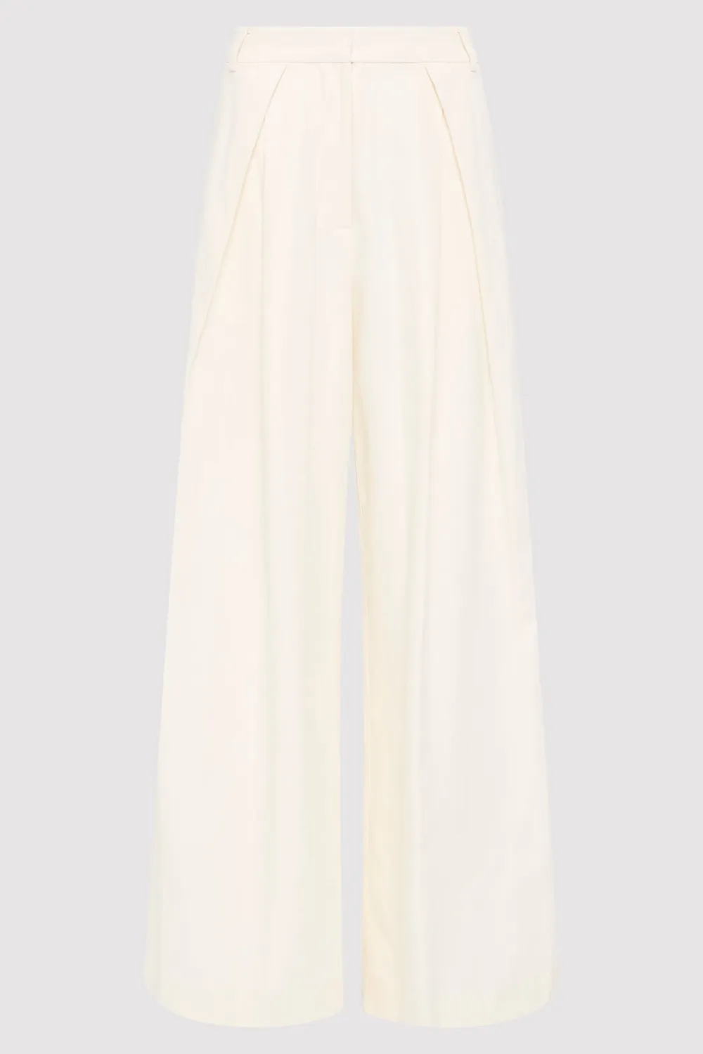 Minimal Fold Trousers - Ivory|St. Agni Cheap