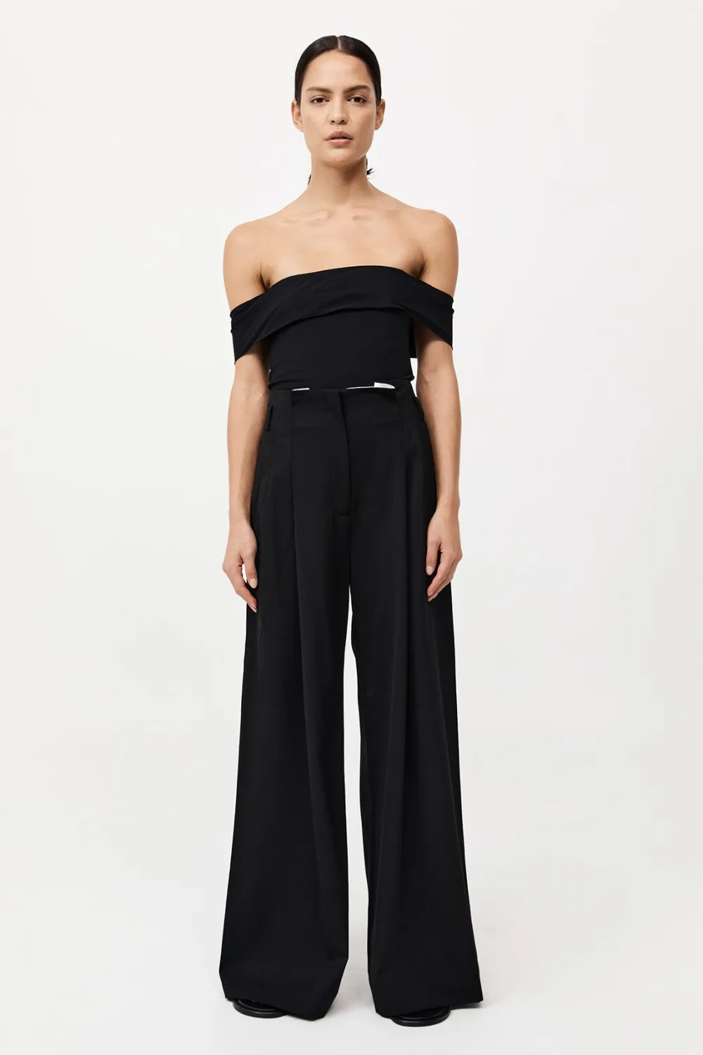 Off Shoulder Top - Black|St. Agni Store