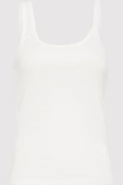 Organic Cotton Asymm Tank -|St. Agni Cheap