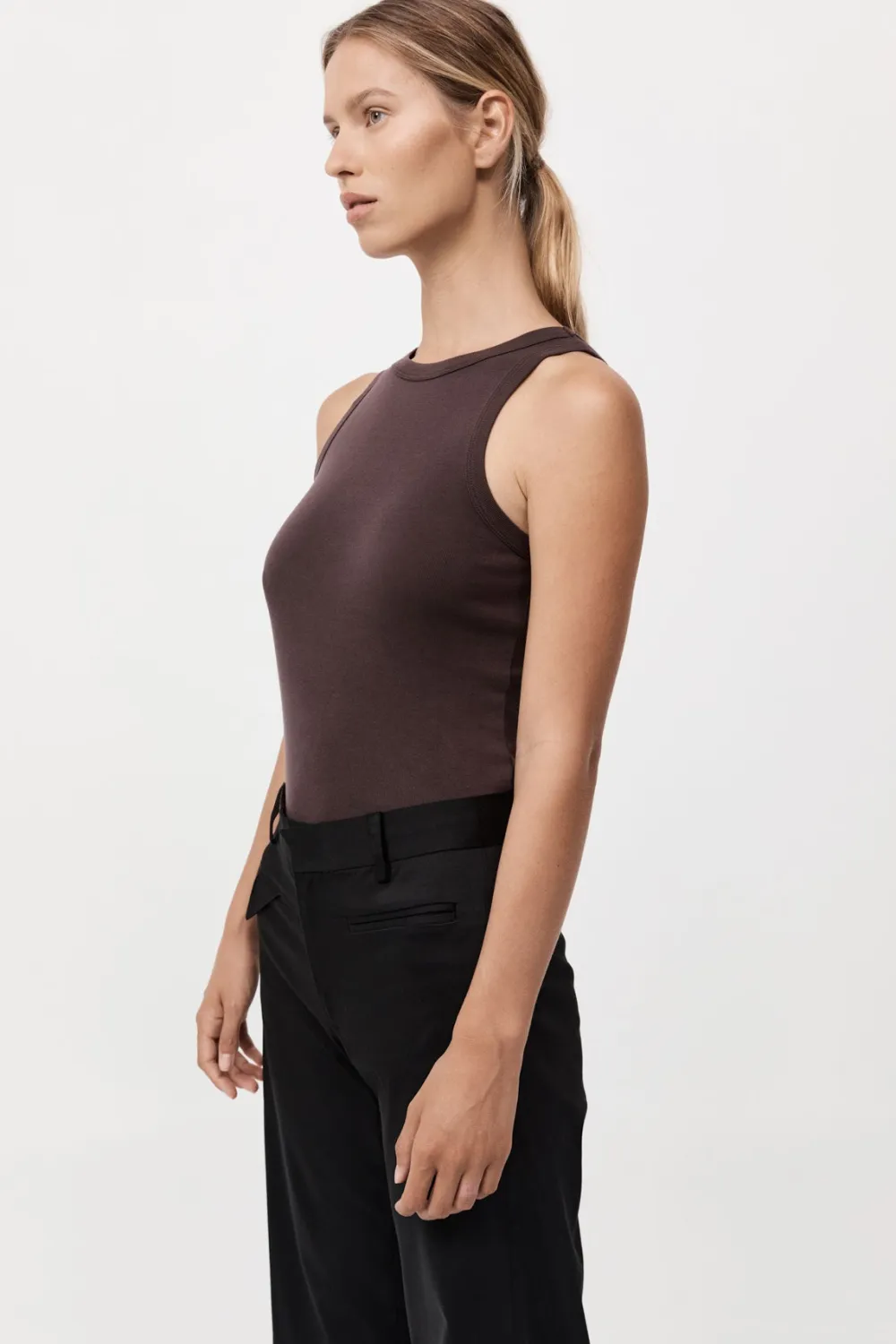 Organic Cotton Bateau Tank -|St. Agni Discount