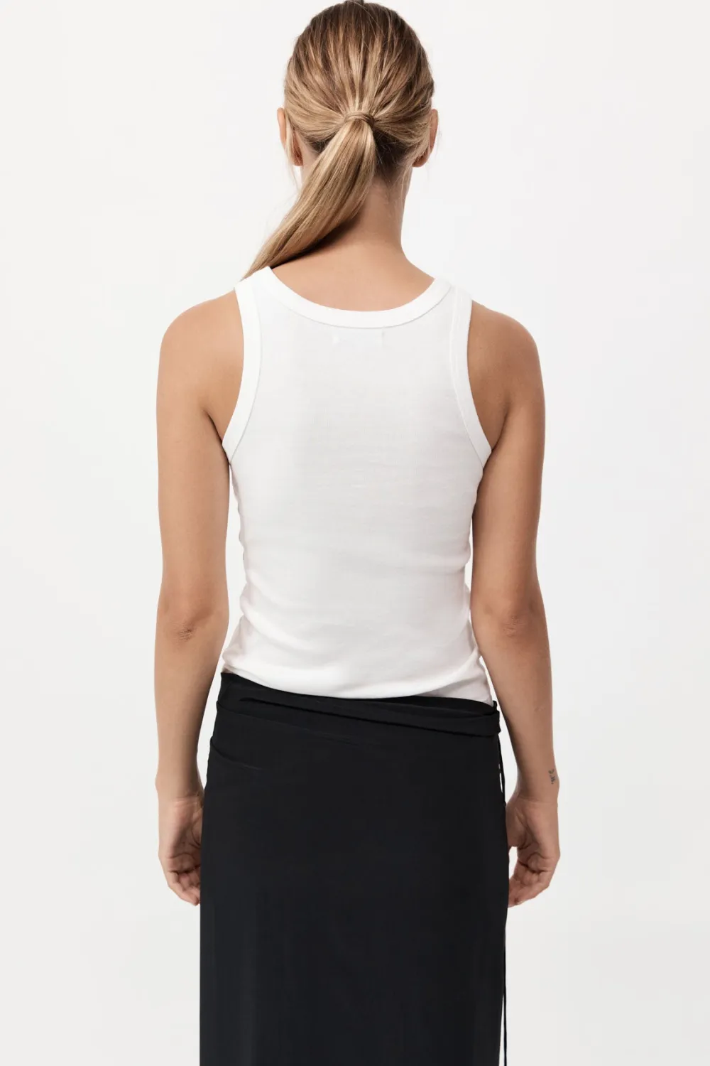Organic Cotton Bateau Tank -|St. Agni Fashion