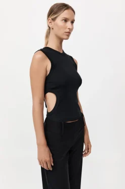 Organic Cotton Cut Out Tank -|St. Agni Best Sale