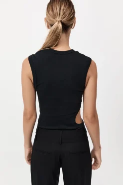 Organic Cotton Cut Out Tank -|St. Agni Best Sale