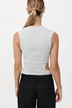 Organic Cotton Cut Out Tank -|St. Agni Discount