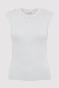 Organic Cotton Cut Out Tank -|St. Agni Discount