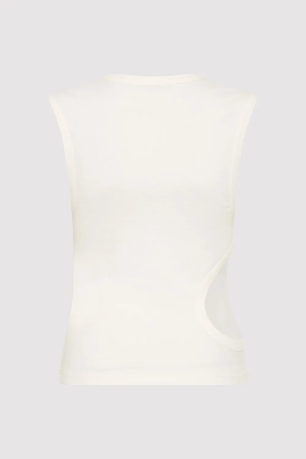 Organic Cotton Cut Out Tank -|St. Agni Sale