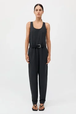 Organic Cotton Jumpsuit - Black|St. Agni Cheap