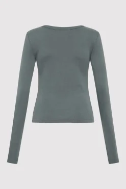 Organic Cotton Long Sleeve Top -|St. Agni Fashion