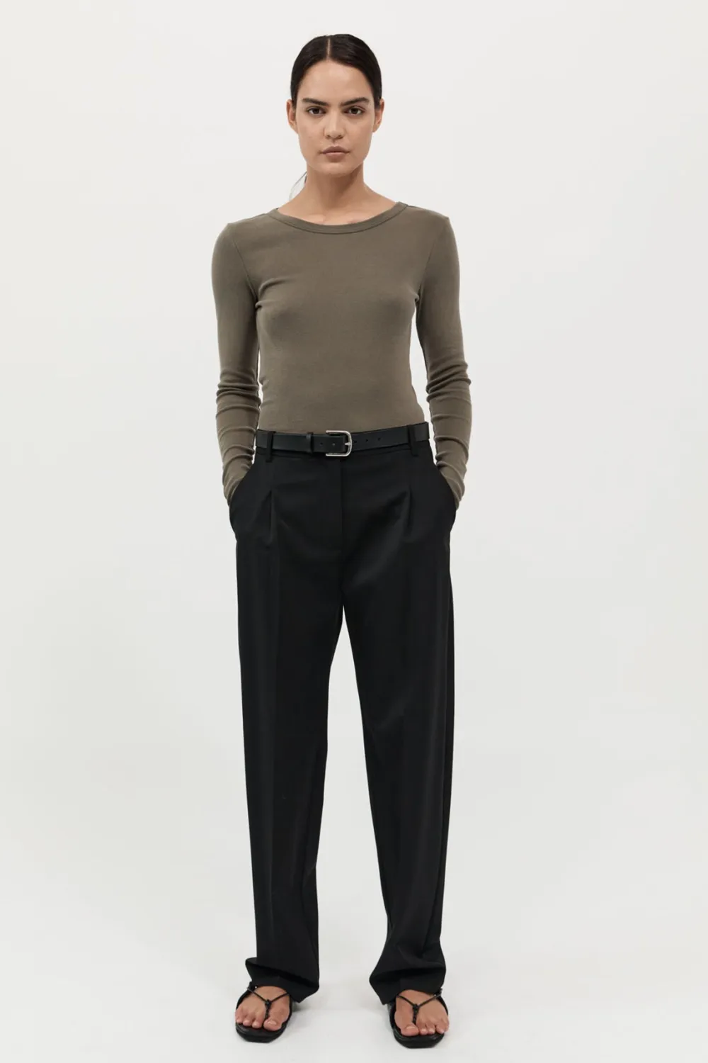 Organic Cotton Long Sleeve Top -|St. Agni Online