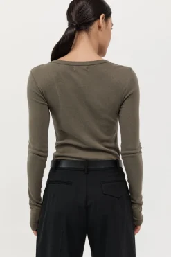 Organic Cotton Long Sleeve Top -|St. Agni Online