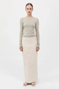 Organic Cotton Long Sleeve Top -|St. Agni Cheap