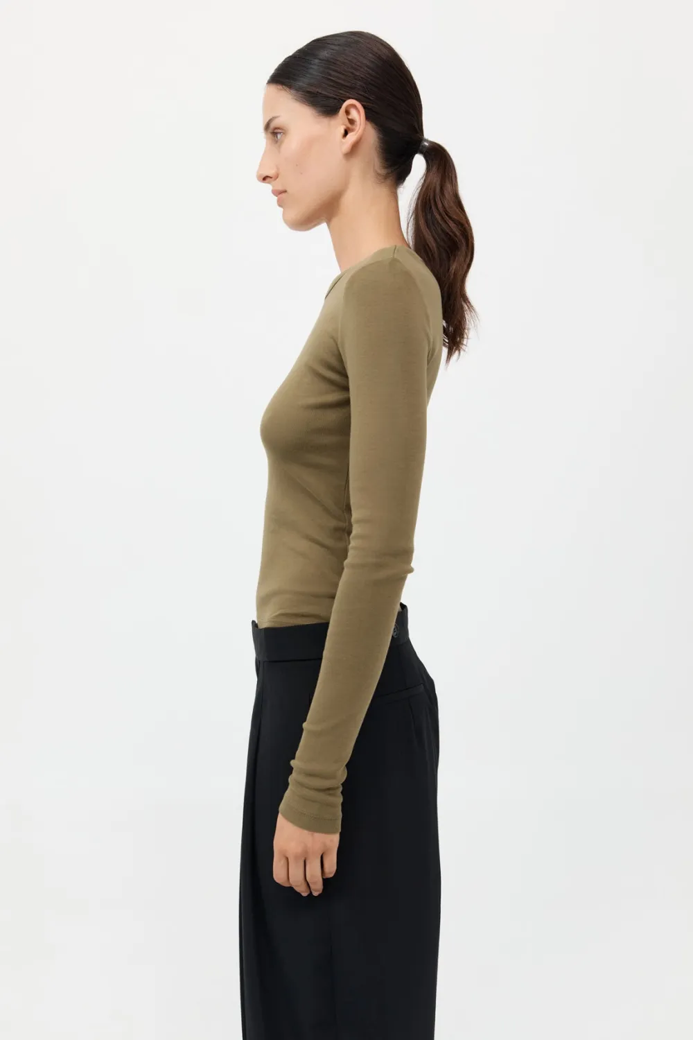 Organic Cotton Long Sleeve Top -|St. Agni Store