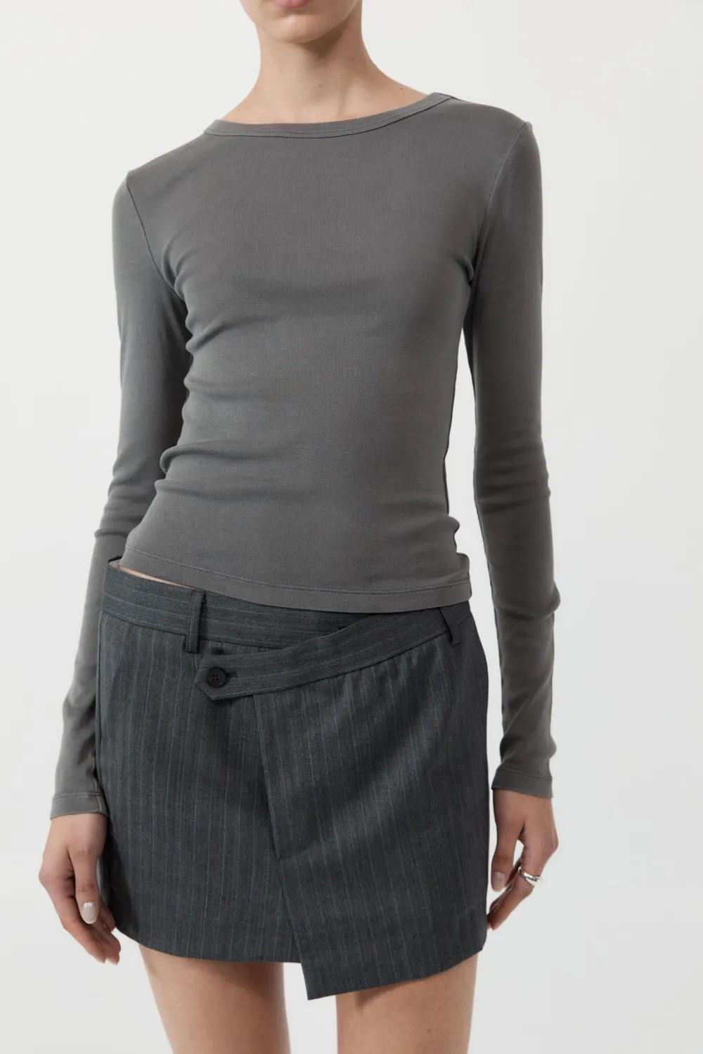 Organic Cotton Long Sleeve Top -|St. Agni Cheap