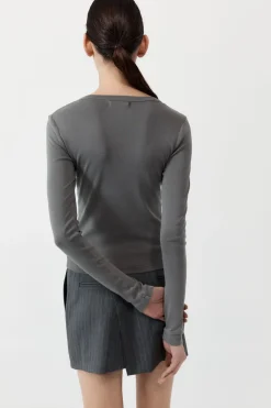 Organic Cotton Long Sleeve Top -|St. Agni Cheap