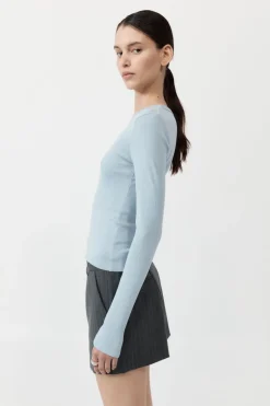 Organic Cotton Long Sleeve Top -|St. Agni New