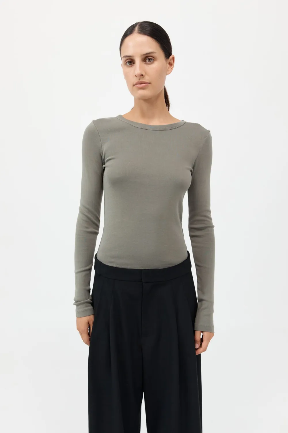 Organic Cotton Long Sleeve Top -|St. Agni Best Sale