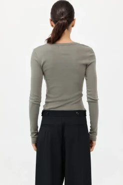 Organic Cotton Long Sleeve Top -|St. Agni Best Sale