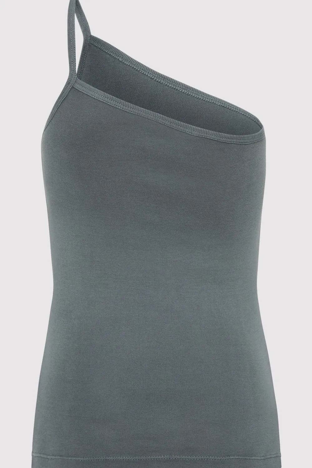 Organic Cotton One Shoulder Tank -|St. Agni Outlet