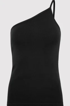 Organic Cotton One Shoulder Tank -|St. Agni Best Sale