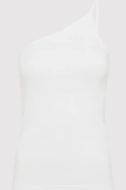 Organic Cotton One Shoulder Tank -|St. Agni Online