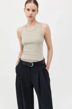 Organic Cotton Singlet -|St. Agni Best Sale