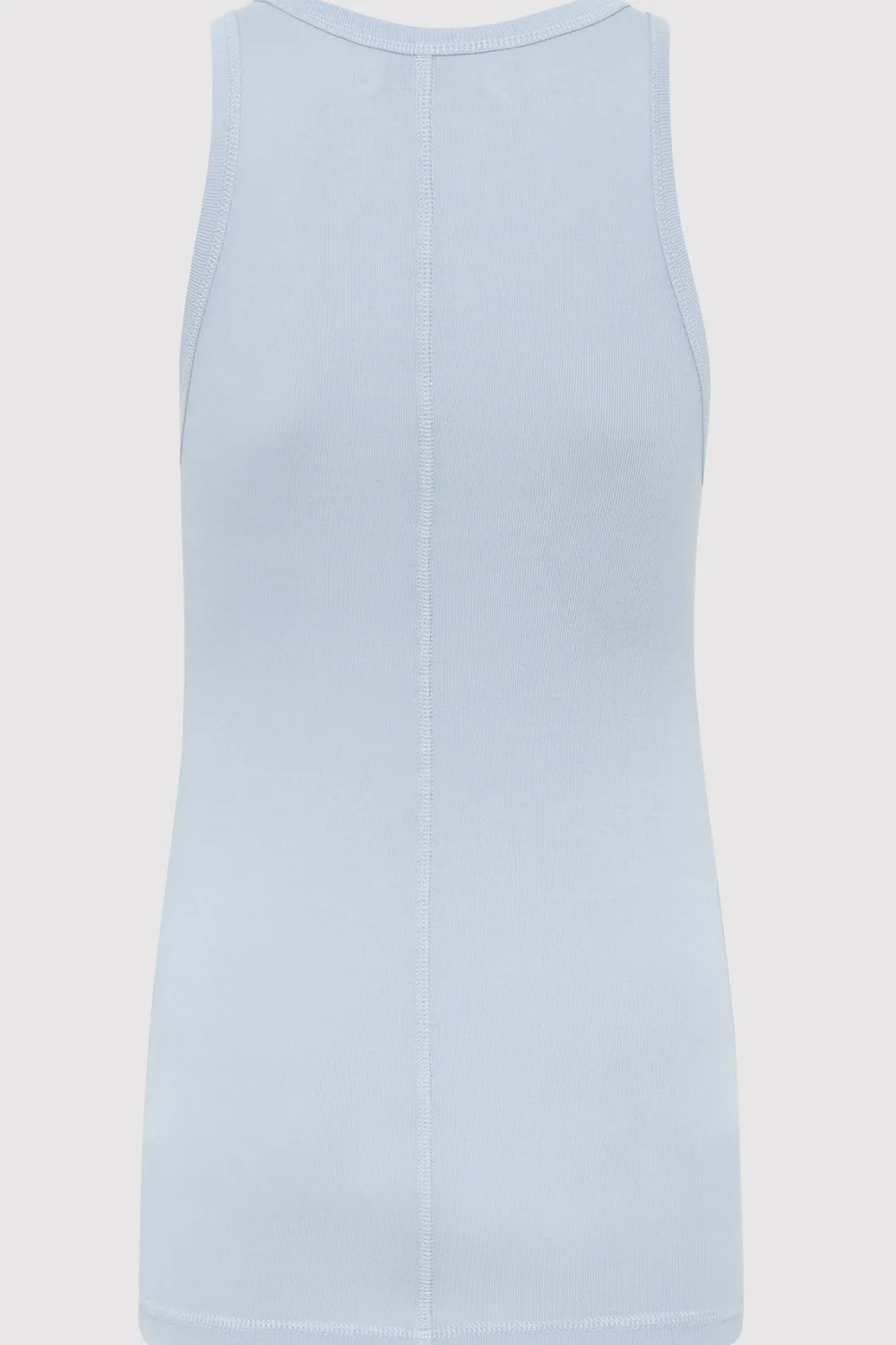 Organic Cotton Singlet - Stone Blue|St. Agni New