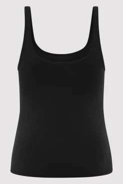 Organic Cotton Slim Scoop Tank -|St. Agni Cheap