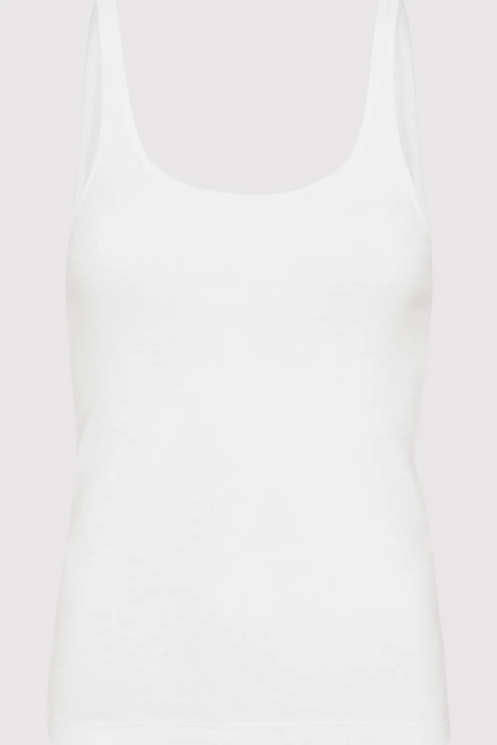 Organic Cotton Slim Scoop Tank -|St. Agni Outlet