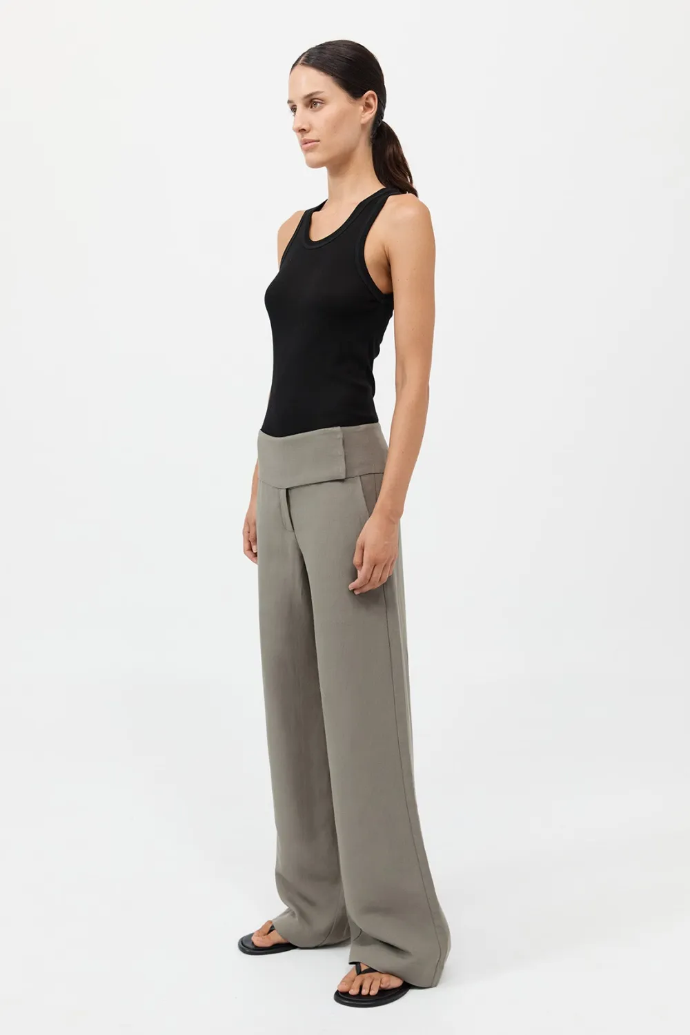 Organic Cotton Soft Rib Singlet -|St. Agni Best Sale