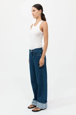 Organic Cotton Soft Rib Singlet -|St. Agni Outlet