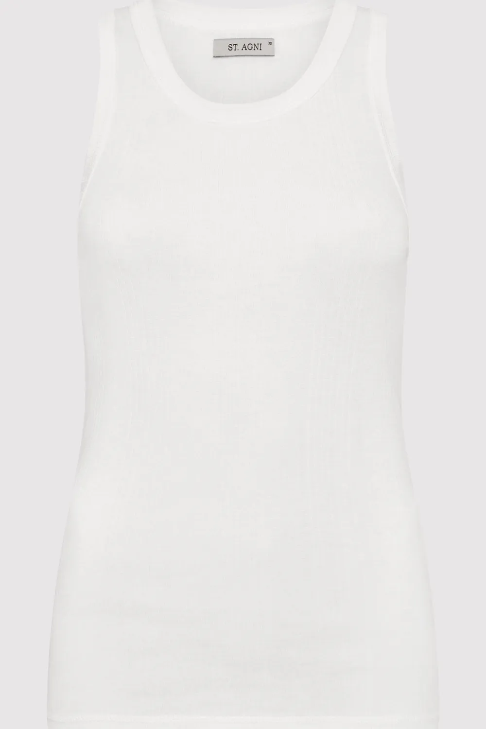 Organic Cotton Soft Rib Singlet -|St. Agni Outlet