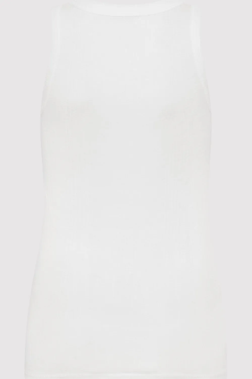 Organic Cotton Soft Rib Singlet -|St. Agni Outlet