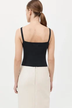Organic Cotton Square Neck Tank -|St. Agni Flash Sale
