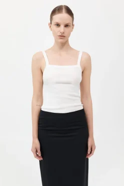 Organic Cotton Square Neck Tank -|St. Agni Cheap