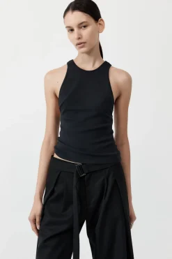 Organic Cotton V Back Tank -|St. Agni Online