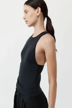 Organic Cotton V Back Tank -|St. Agni Online