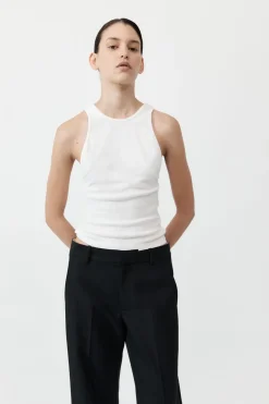 Organic Cotton V Back Tank -|St. Agni Best
