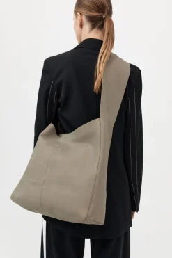 Oversized Nubuck Satchel -|St. Agni New