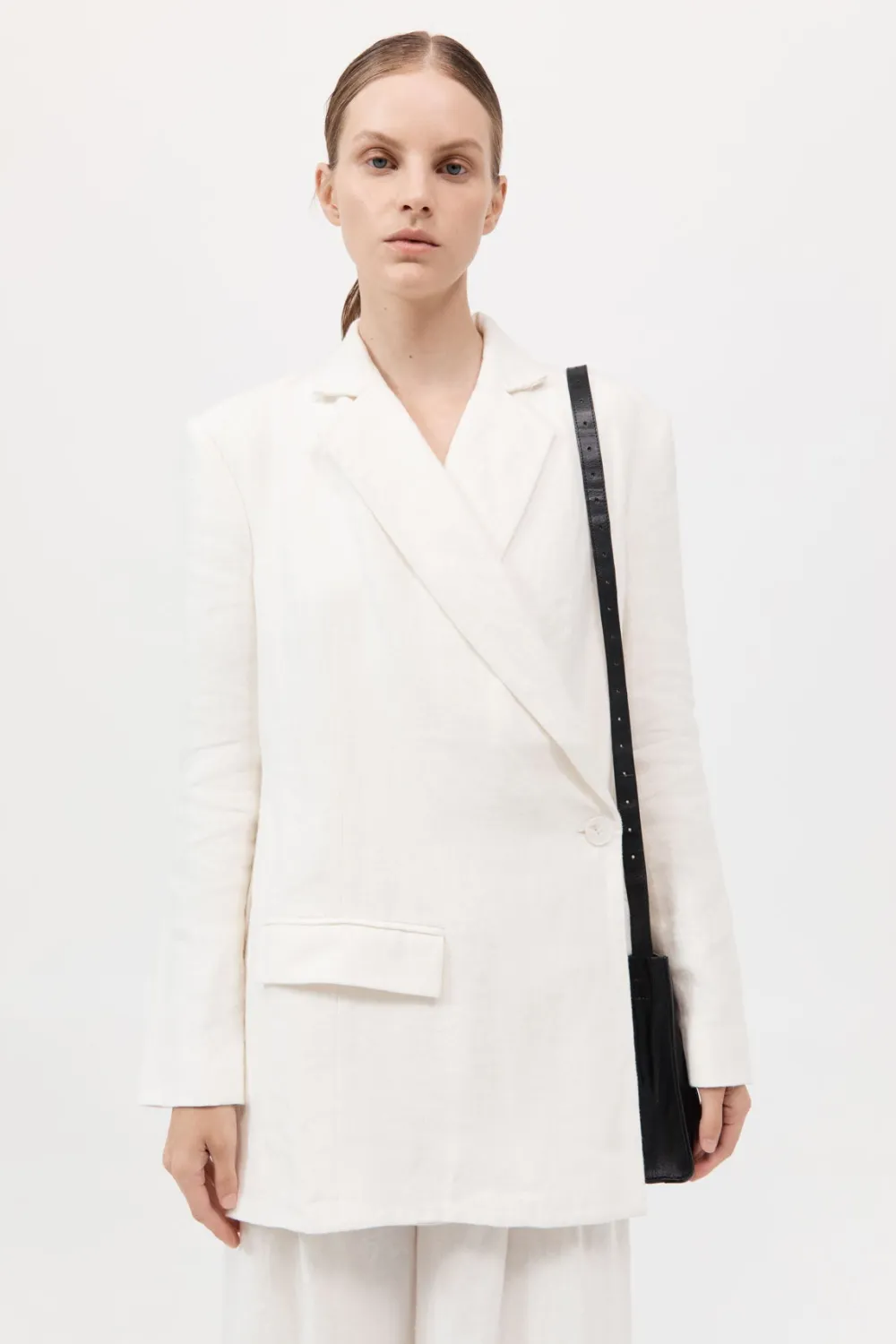 Paper Sling Bag - Black|St. Agni Fashion