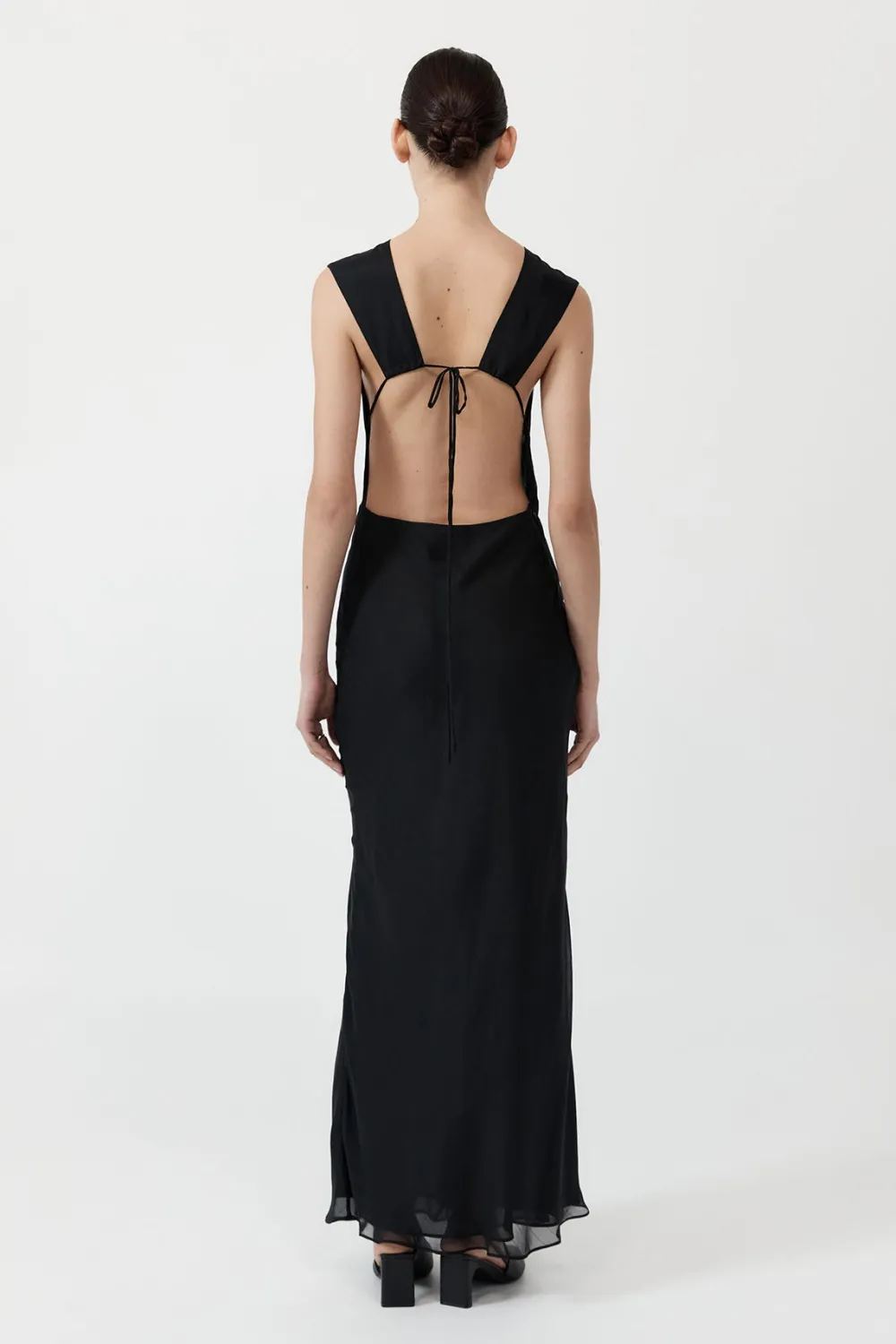 Pinstripe Silk Maxi Dress -|St. Agni Cheap
