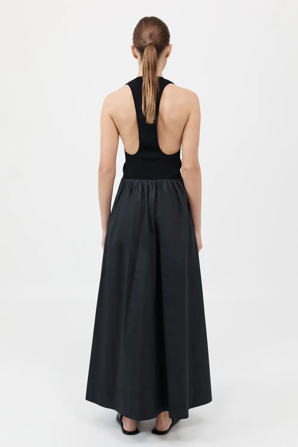 Plunge Neck Dress -|St. Agni Store