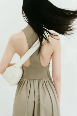 Plunge Neck Dress -|St. Agni Clearance