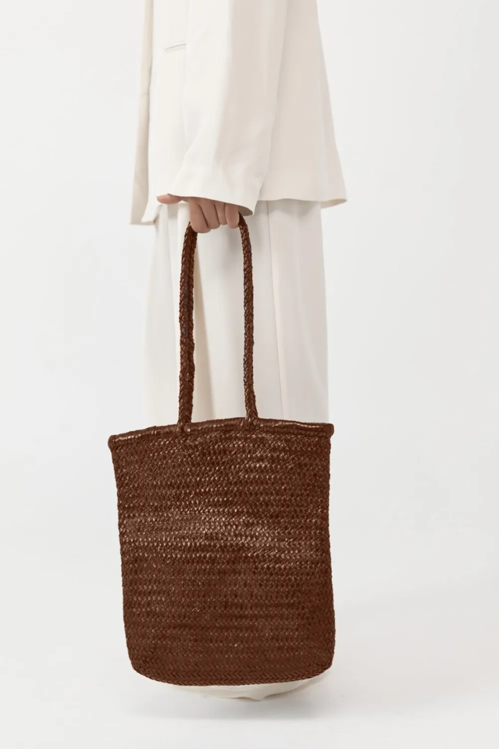 PRE-ORDER: Bagu Woven Tote - Antique Tan|St. Agni Hot