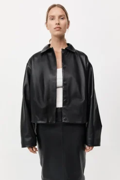 PRE-ORDER: Cocoon Leather Jacket -|St. Agni New