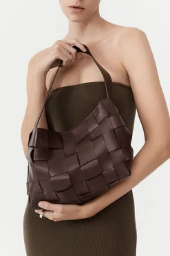 PRE-ORDER: Woven Mini Tote -|St. Agni Cheap
