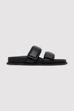 Quilted Leather Slide -|St. Agni Best