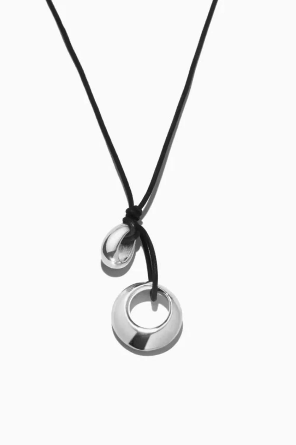 Rae Pendant With Black Cord - By AGMES|St. Agni Store