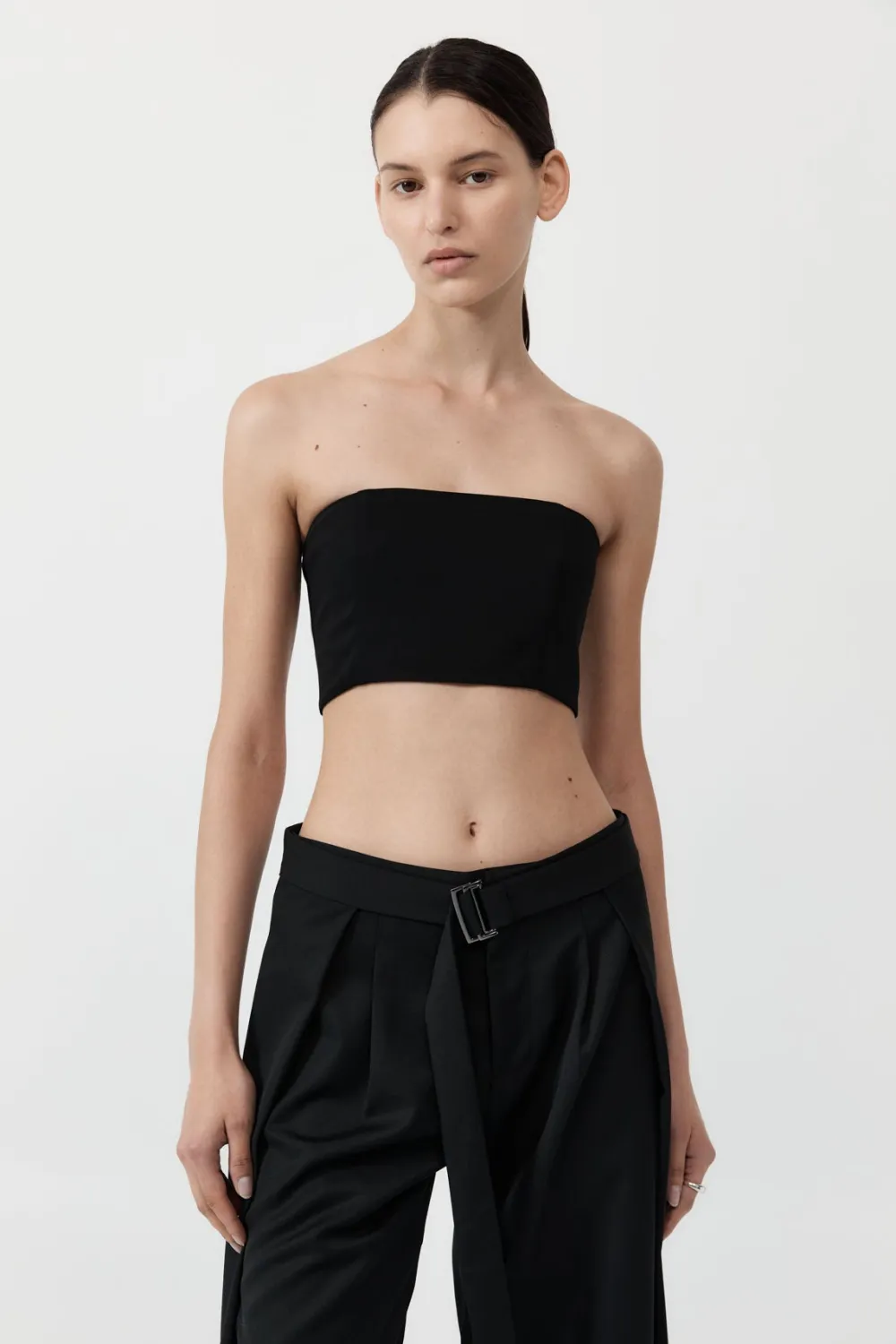 Raw Edge Bodice - Black|St. Agni Sale