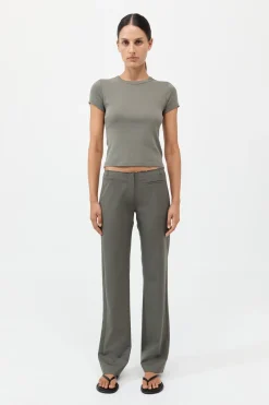 Raw Edge Pants -|St. Agni Fashion