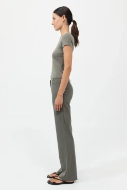 Raw Edge Pants -|St. Agni Fashion